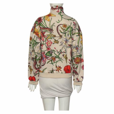 Chateau Marmont 花柄 ジャンパー Sell Gucci Chateau Marmont Floral Print Track Jacket - Beige